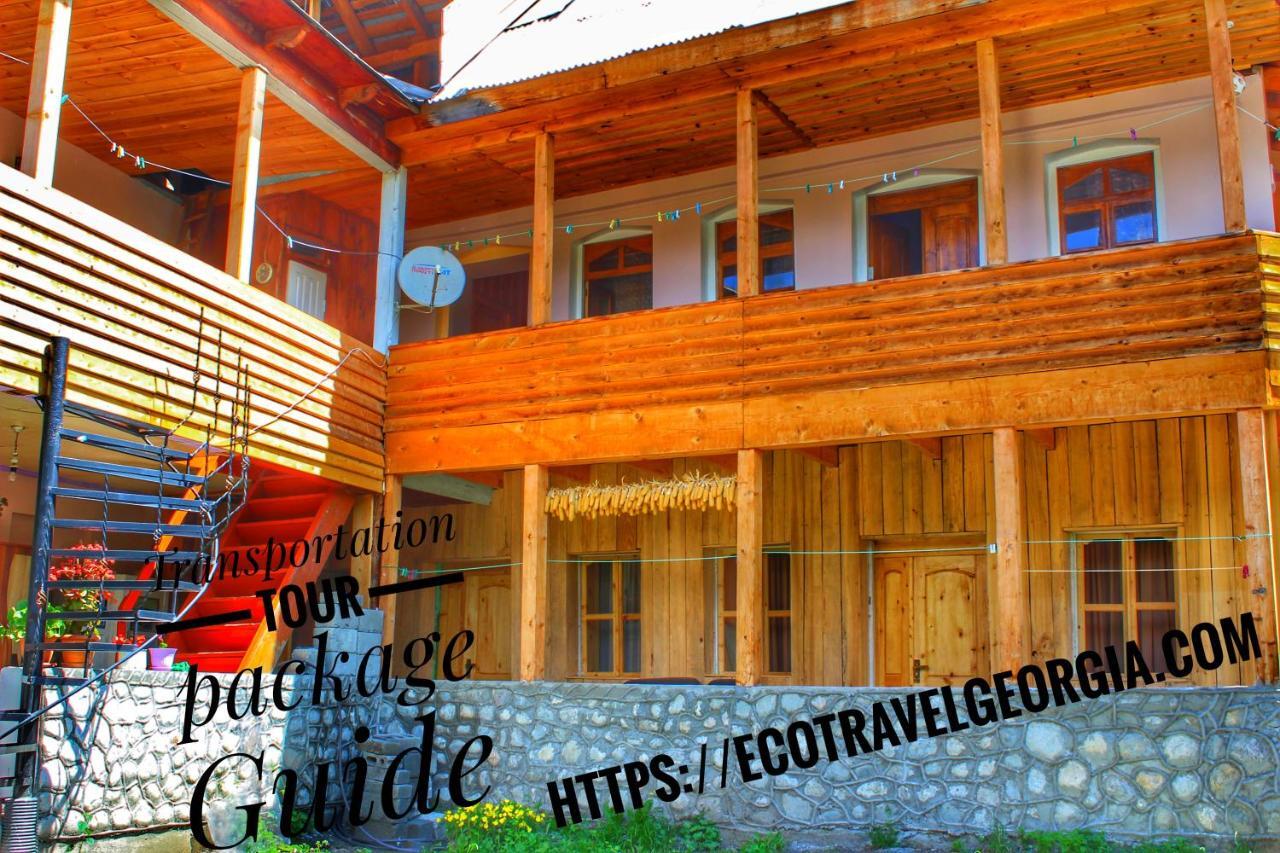 Ecohouse Svaneti 梅斯蒂亚 外观 照片